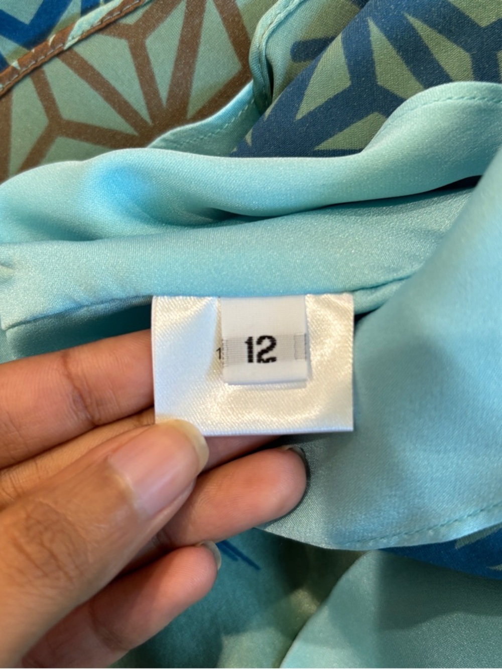 Jeffrey Monteiro 100% Silk Dress | Size 12 - Picture 4 of 5